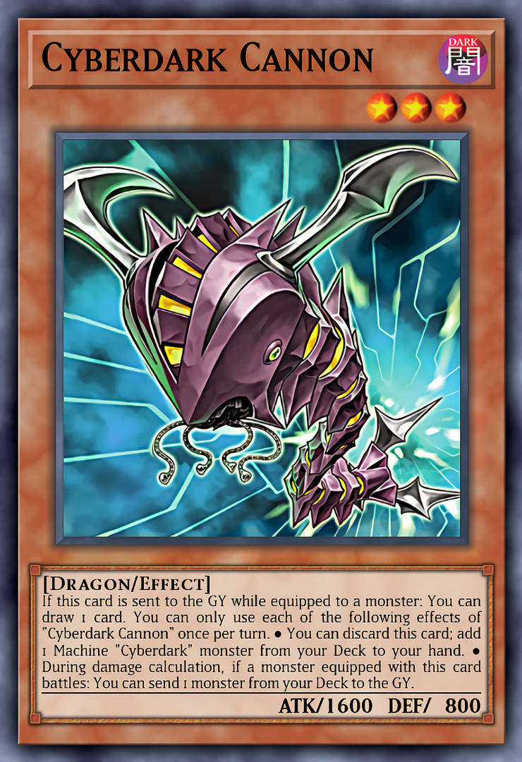 Cyberdark Cannon (Yugioh / Yu-Gi-Oh! Card tcg ocg) by MuriloNeckel on ...