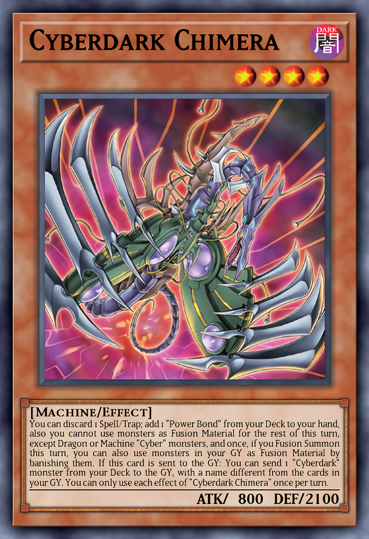 Cyberdark Chimera (Yugioh / Yu-Gi-Oh! Card tcg ocg by MuriloNeckel on ...
