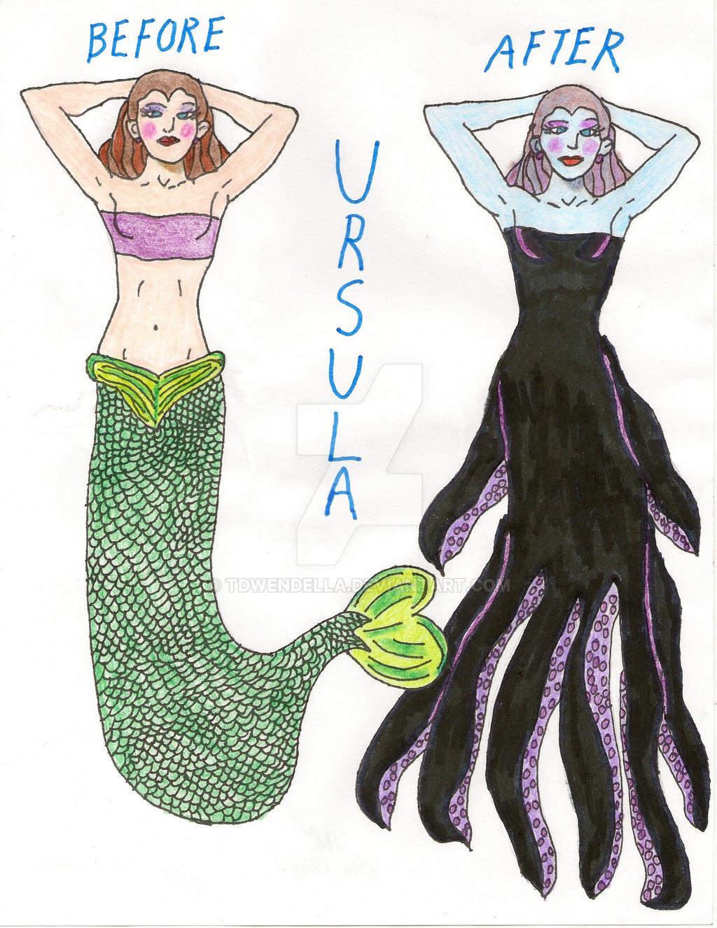 Ursula the Sea Witches Origins