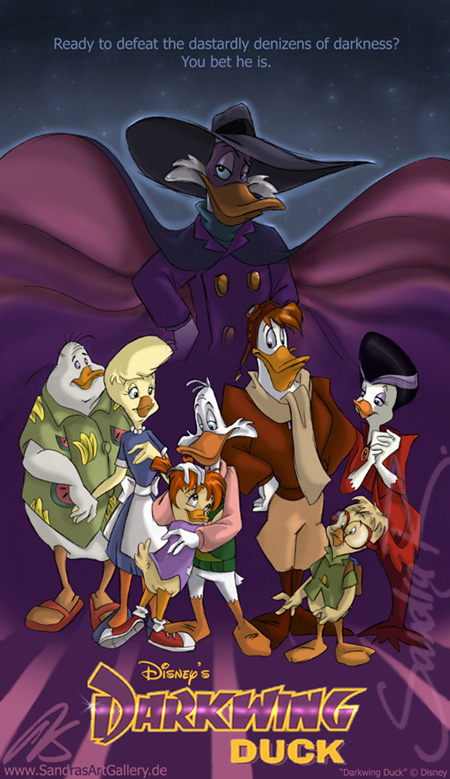 Film Poster for Darkwing Duck