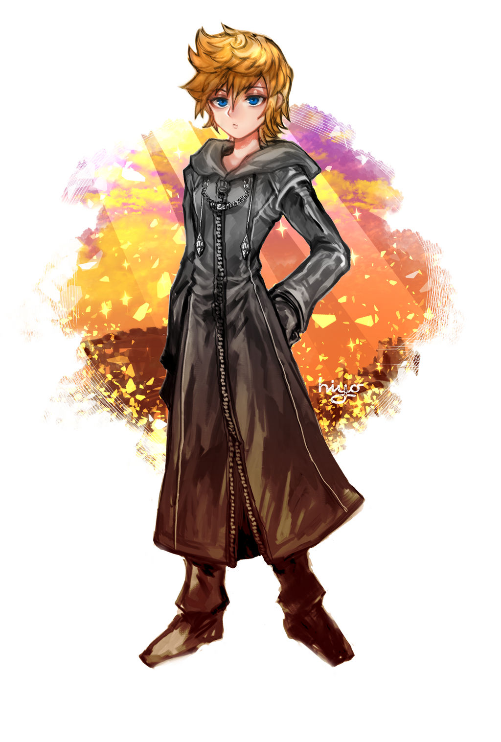 Roxas by hiyo1 on DeviantArt