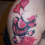 Tattoo Peeing Poodle FAFI ART