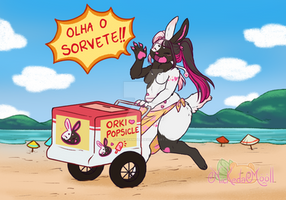 Orki July Prompt - Ice Cream Seller