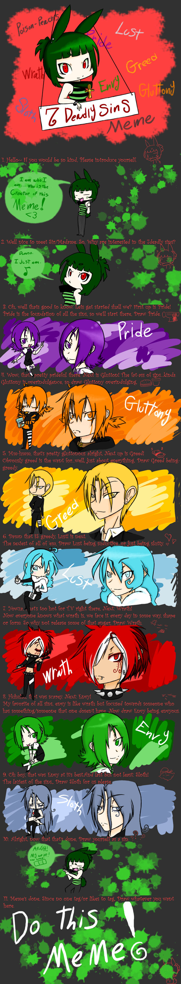 7 Deadly Sins Meme Filled By Hatchet Ears On Deviantart 7 Deadly Sins Meme Filled By Hatchet Ears On Deviantart