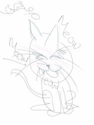 Blind Kitty Sketch