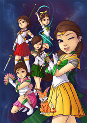 Puteri Limau Fanart_SAILOR SOLDIERS