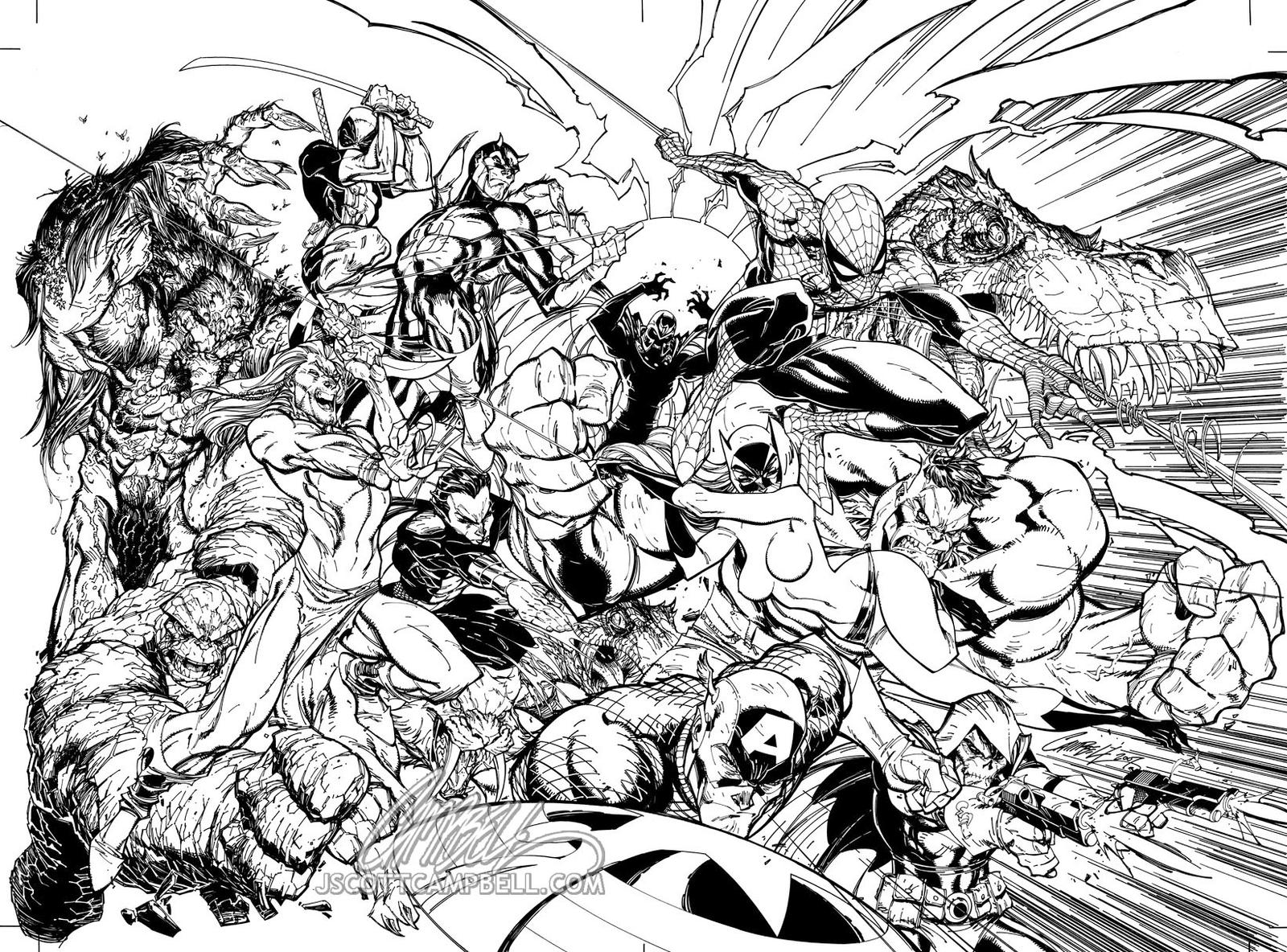 Marvel Comics Presents Inks by J-Scott-Campbell on DeviantArt