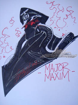 Major Maxim Wondercon Sketch