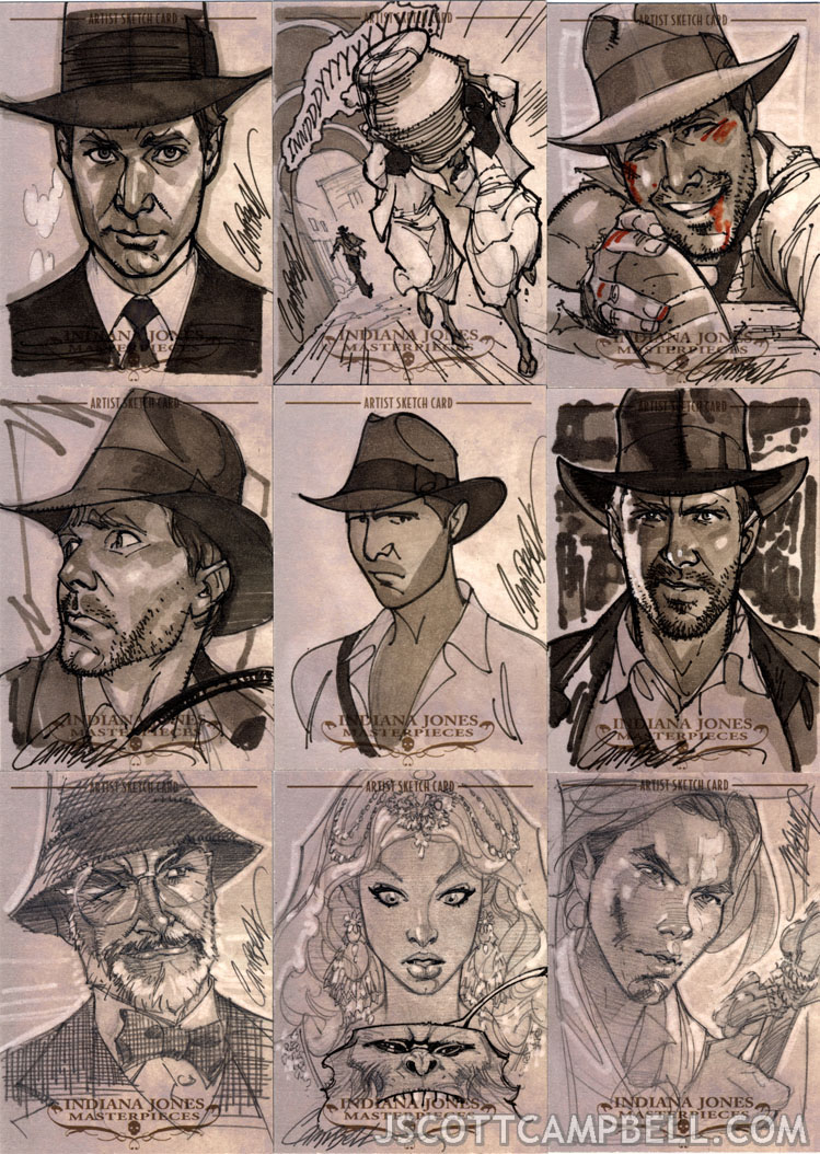 INDIANA JONES Sketch Cards 7