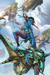 AVATAR comic book art by J-Scott-Campbell