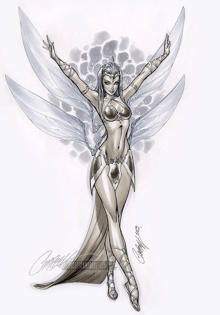 Soulfire #2 JSC Sketch Cover by J-Scott-Campbell