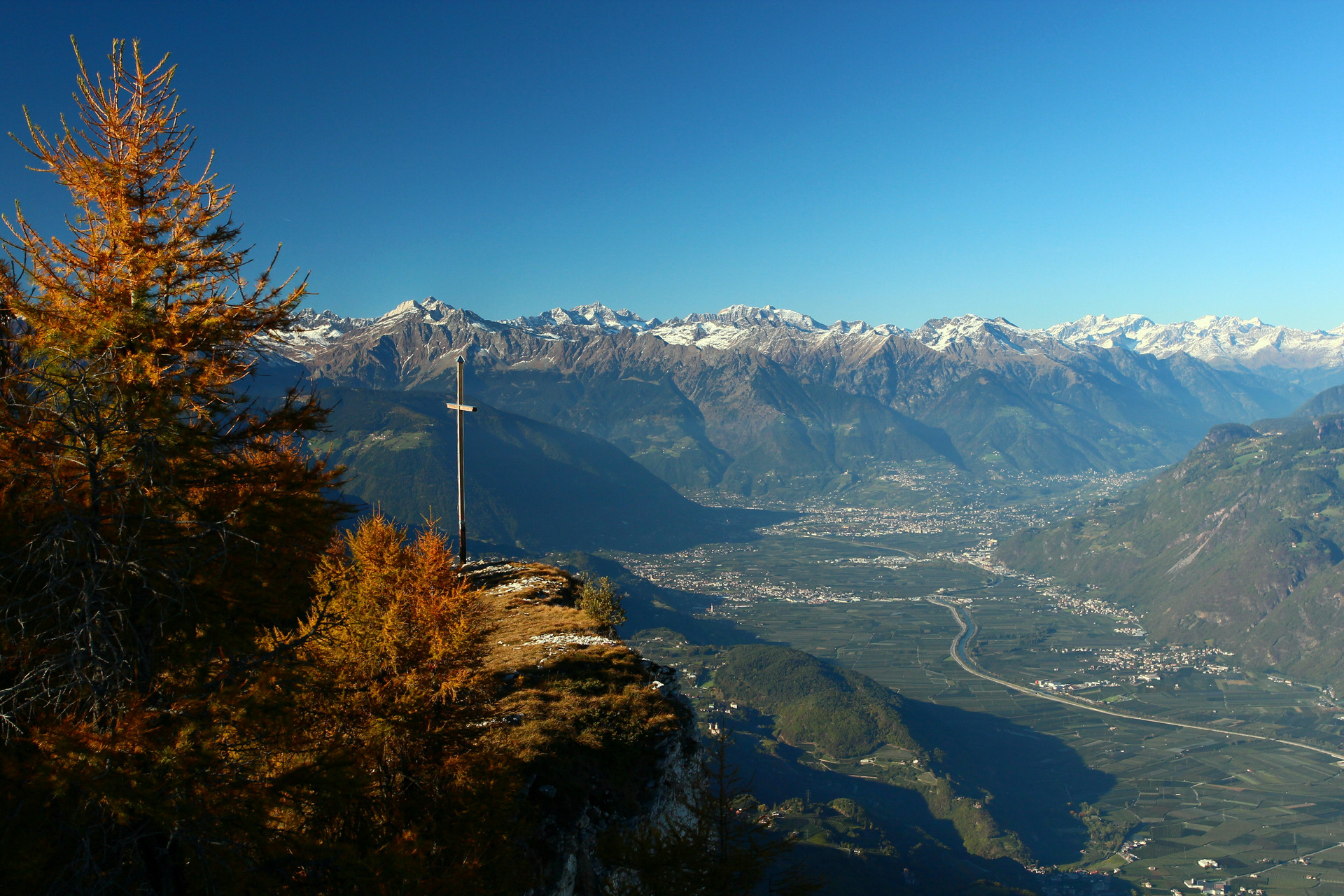 The valley and the cross