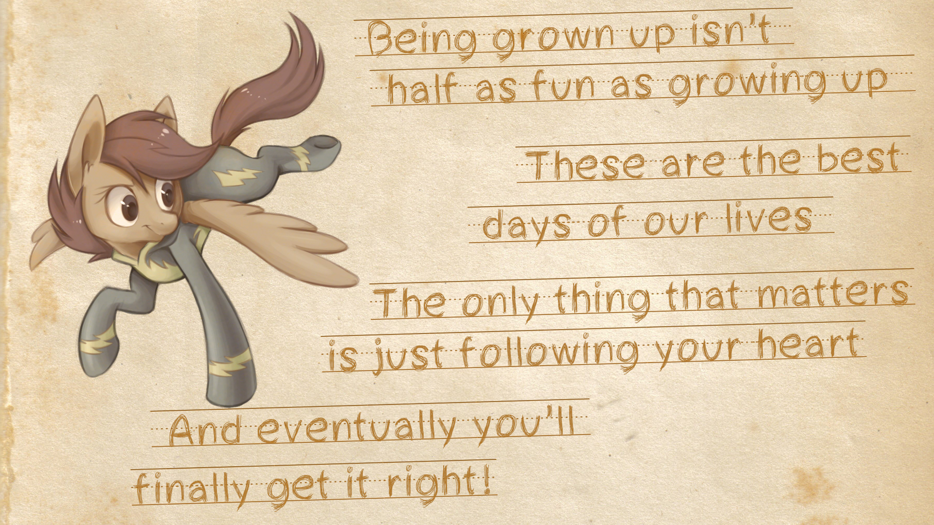 Scootaloo's Epiphany (Wallpaper)