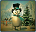 Snowman by SpyKittie