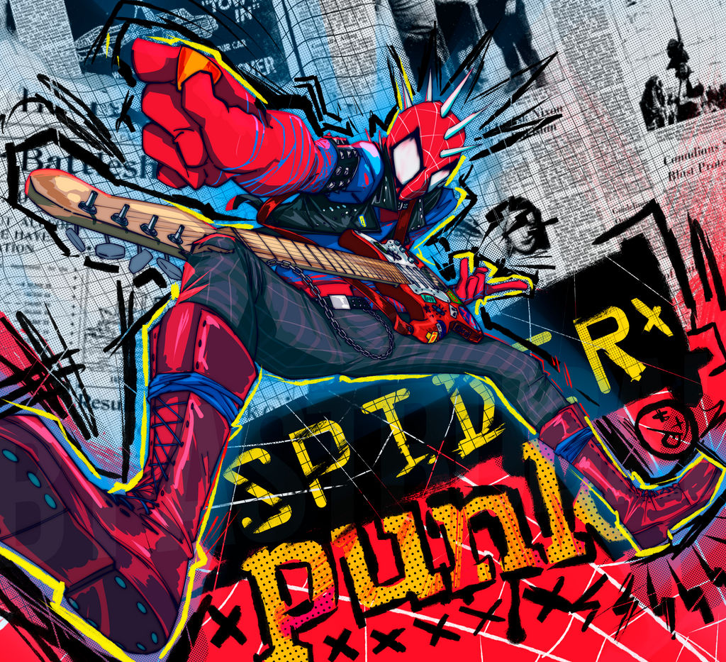 Spiderpunk - Across the Spiderverse by reneallan on DeviantArt