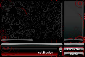 Illusion GrayBlack Chat Background