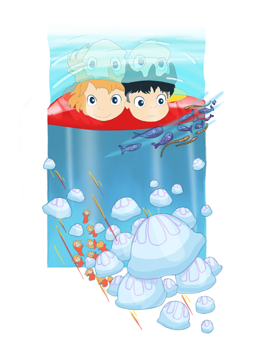 Ponyo sketch by Loreleiwave on DeviantArt