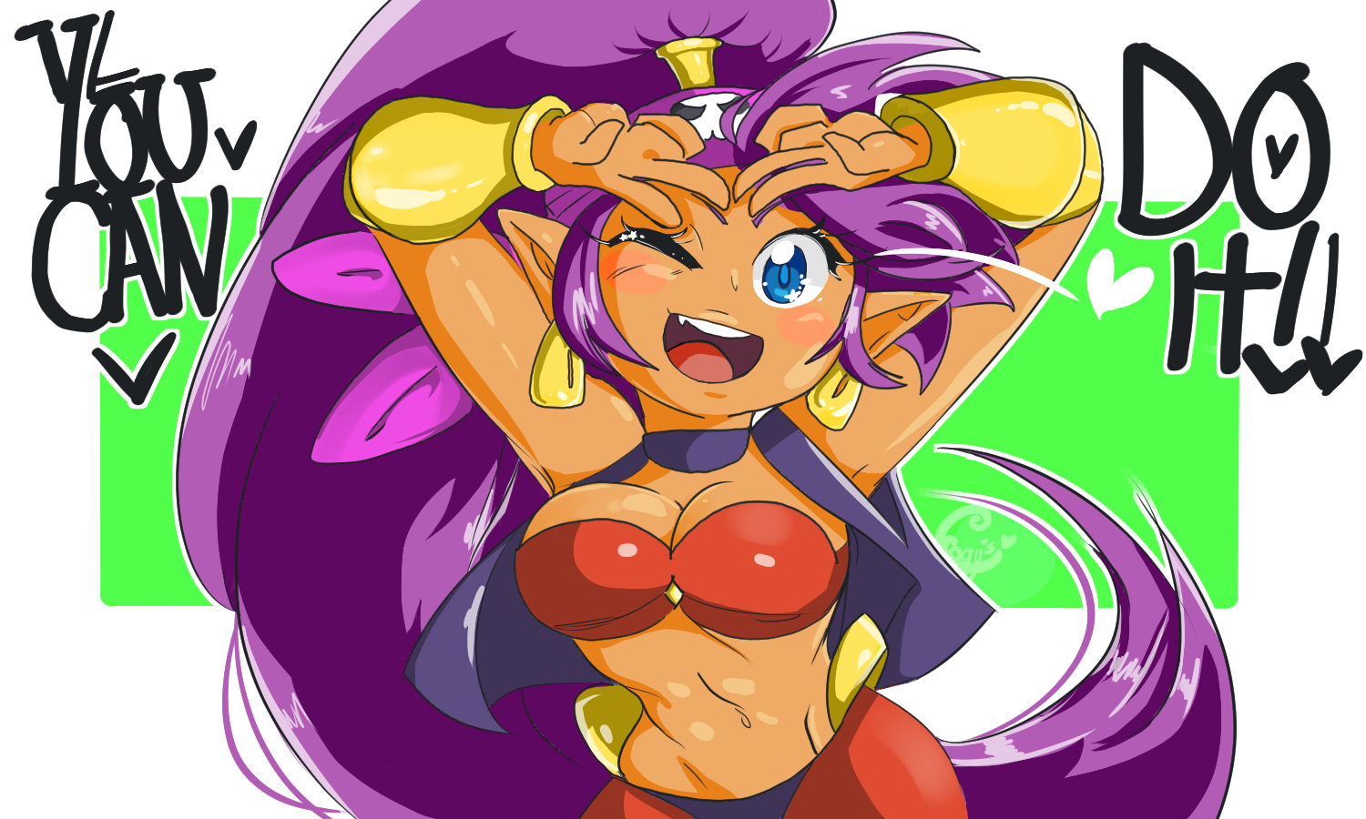 Shantae Says: Stay Positive!