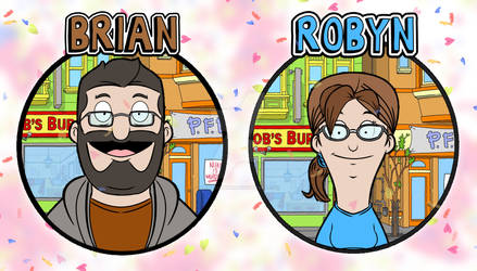 Bob's Burger's Families: Robyn and Brian