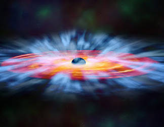 Black Hole Vortex by waynemountan