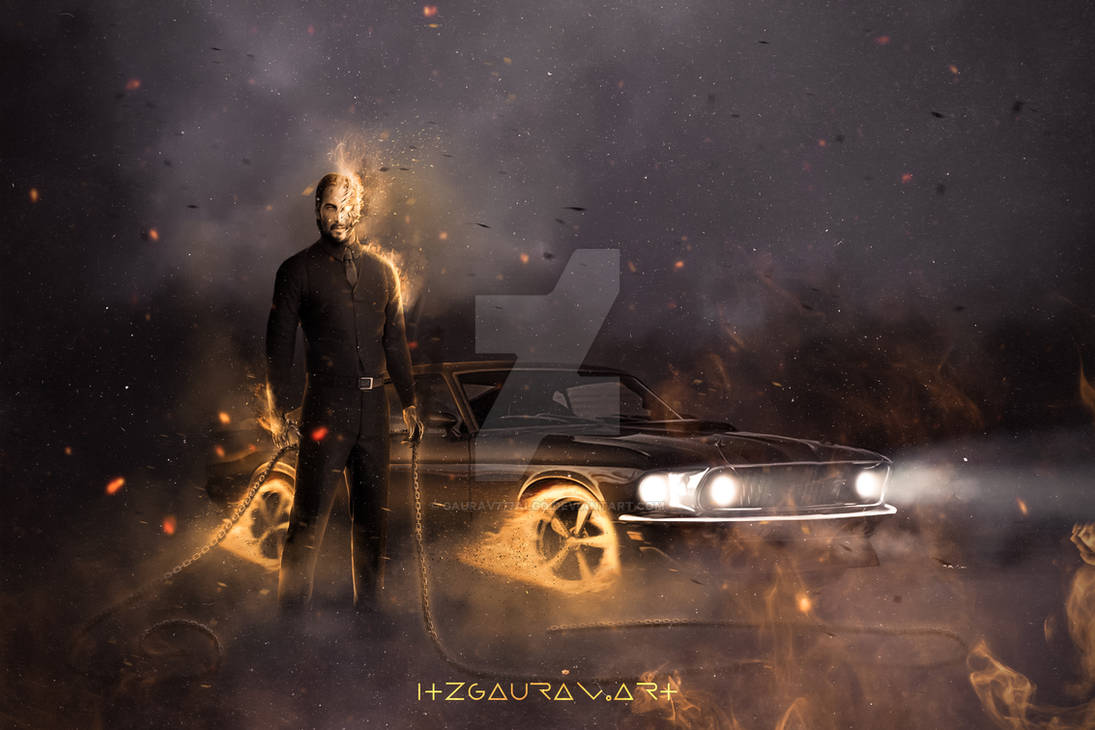 Keanu Reeves - Ghost Rider by Gaurav777Algo on DeviantArt