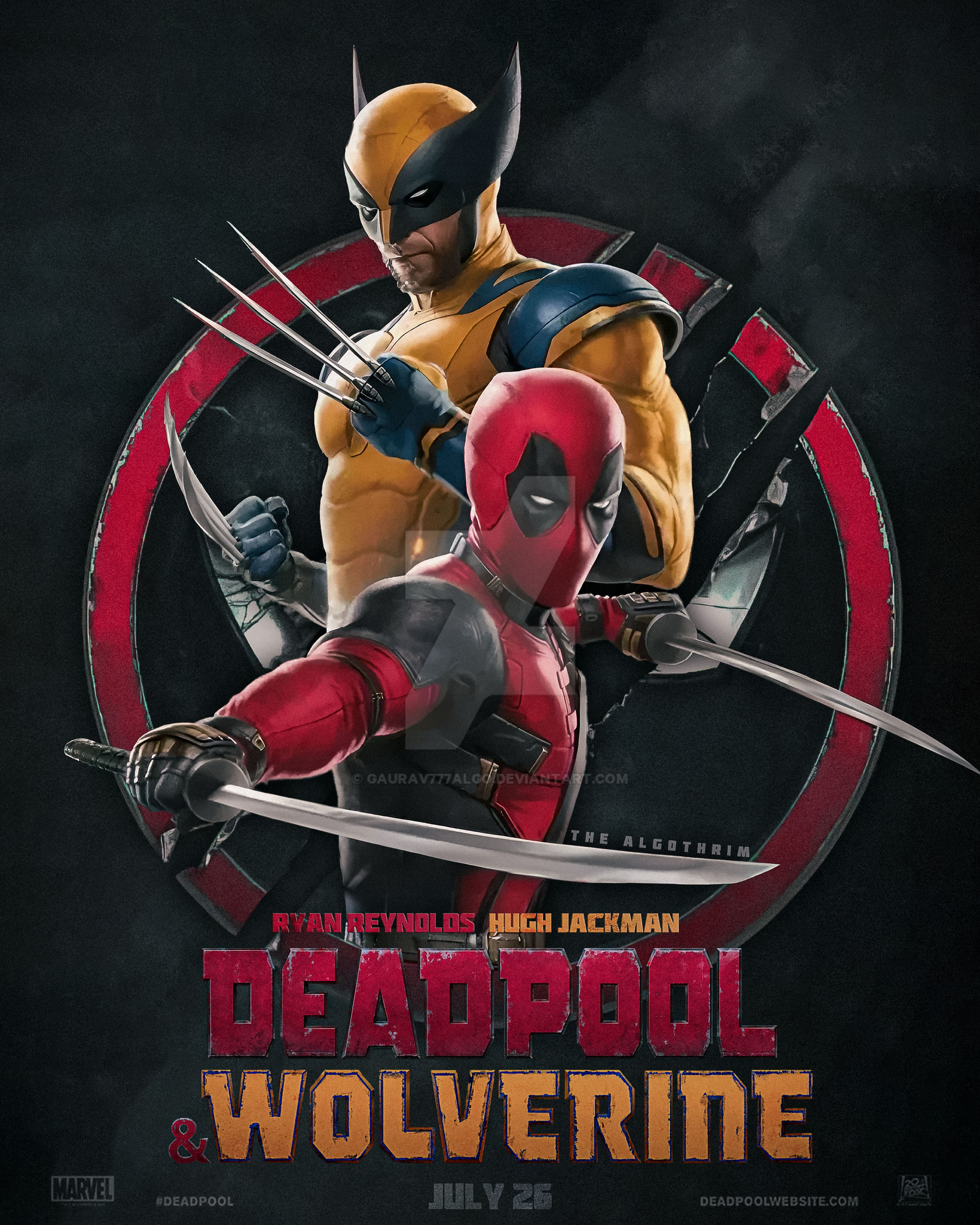 Deadpool and Wolverine: Promo Art Poster by Gaurav777Algo on DeviantArt