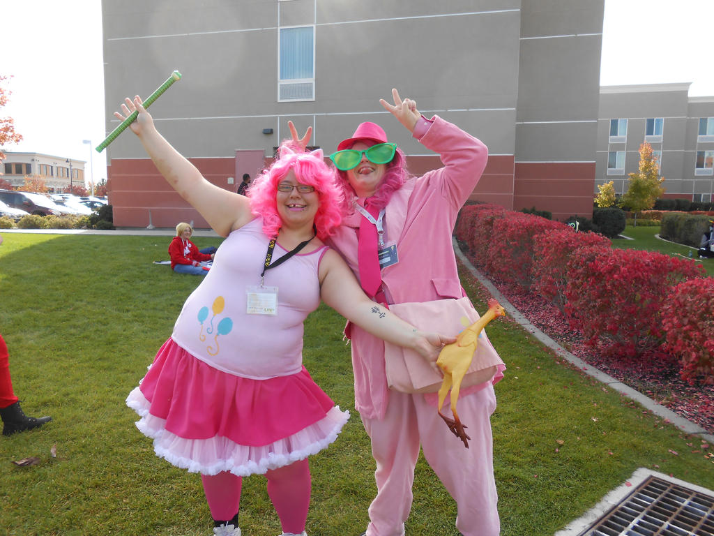 Female and male Pinkie Pie