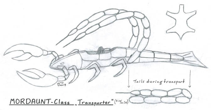 MORDAUNT Class - COLLAR Transporter (DRAWING)