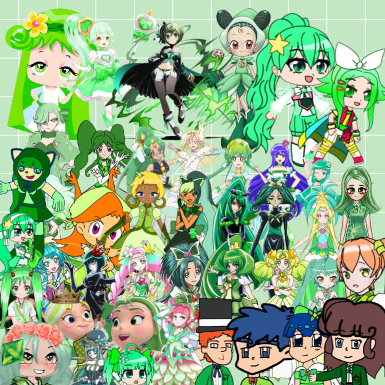 Green Magical Girls By StarshineSarahJones On DeviantArt Green Magical Girls By StarshineSarahJones On DeviantArt