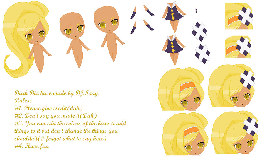 Deviantart Dt Base Dark Dia base by LiveWireGoth on DeviantArt