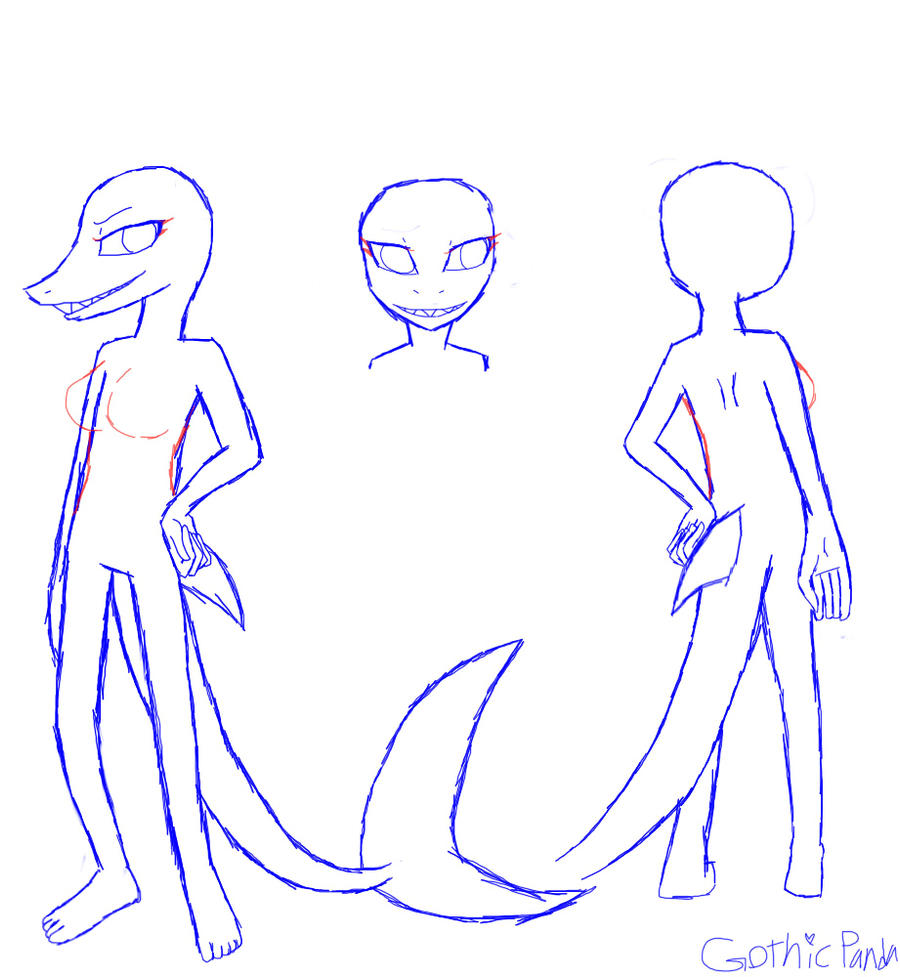 Creative Shark' Base Anthro Shark Sketch Base by LiveWireGoth on DeviantArt