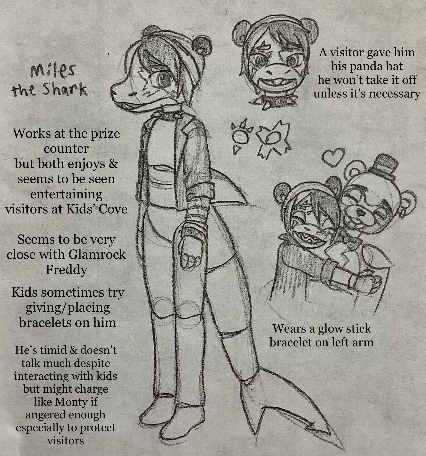 I decided to make a Security Breach OC by LiveWireGoth on DeviantArt
