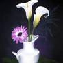 White vase