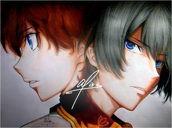 Yaoi Cuties - L-Elf and Haruto from Valvrave the Liberator