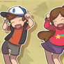 Dipper and Mabel Caramelldansen