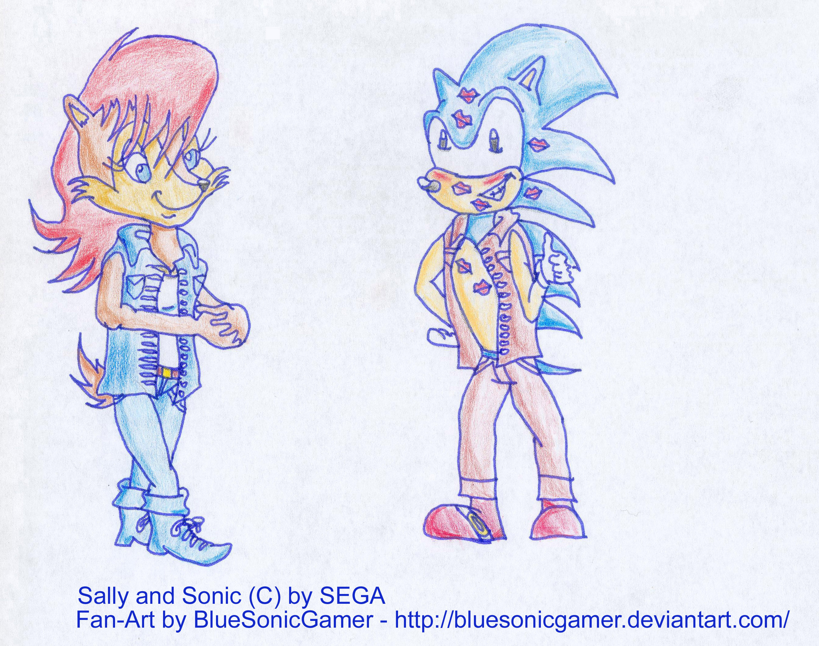 Sally and Sonic