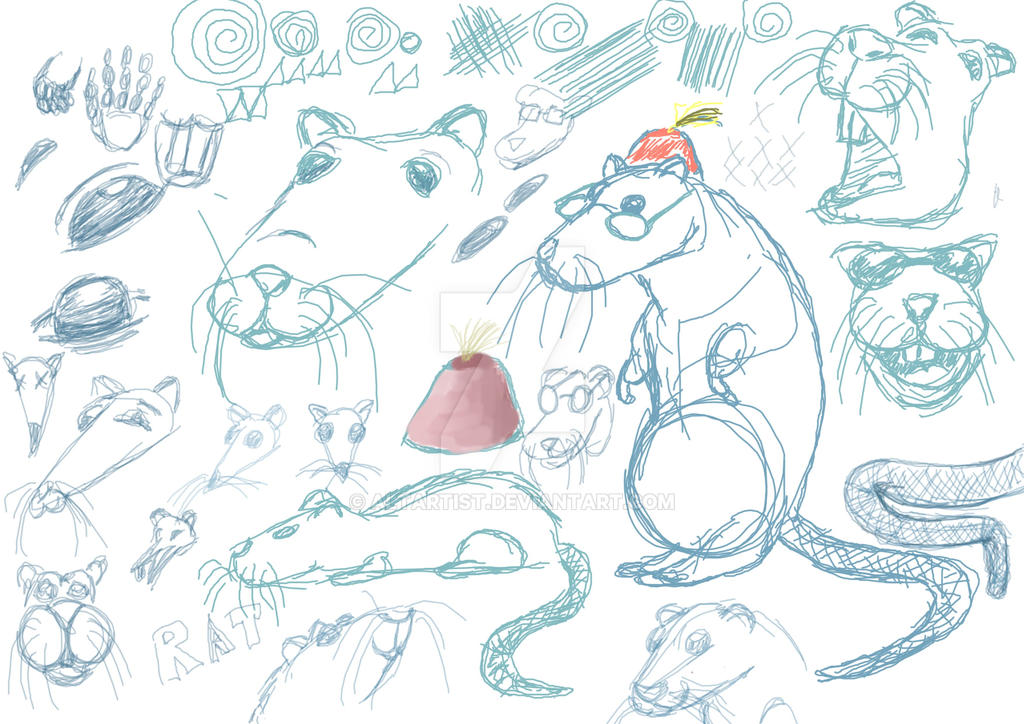 Rat Deviantart Rat Sketches by AltArtist on DeviantArt