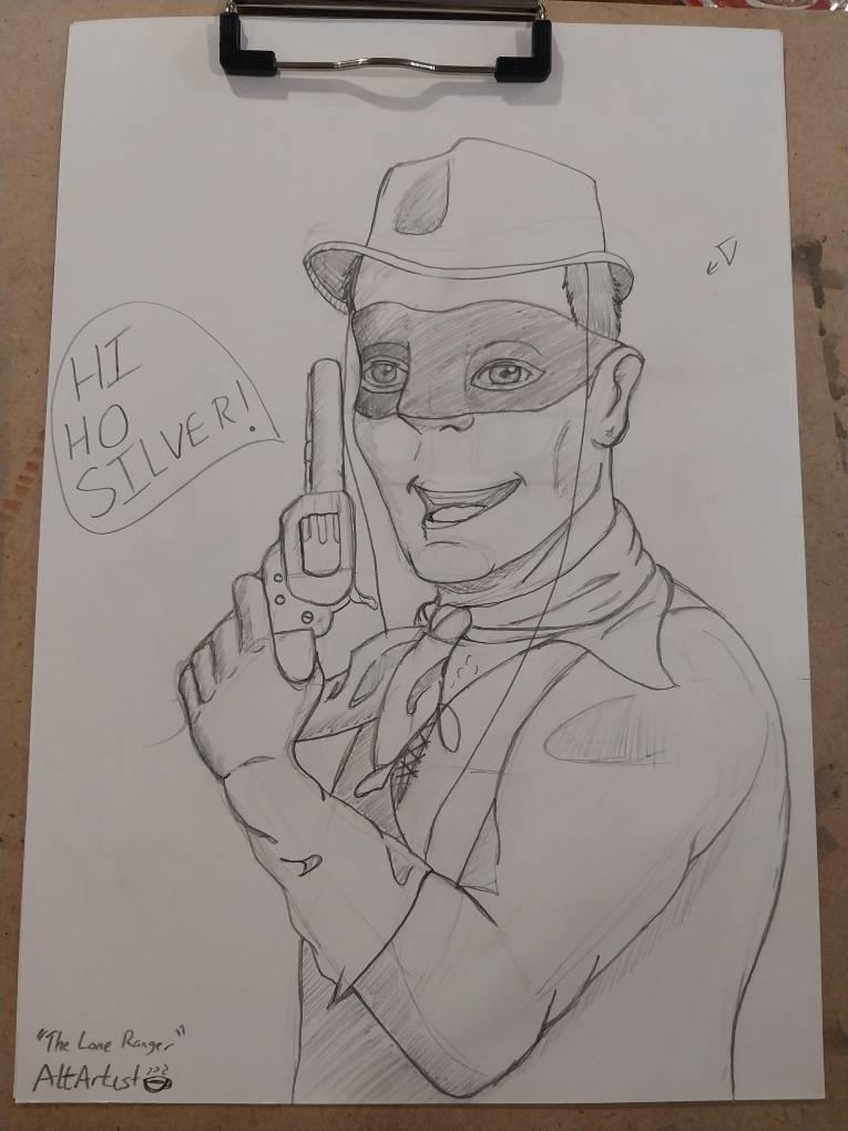 Drink and Draw (2/2) - The Lone Ranger by AltArtist on DeviantArt