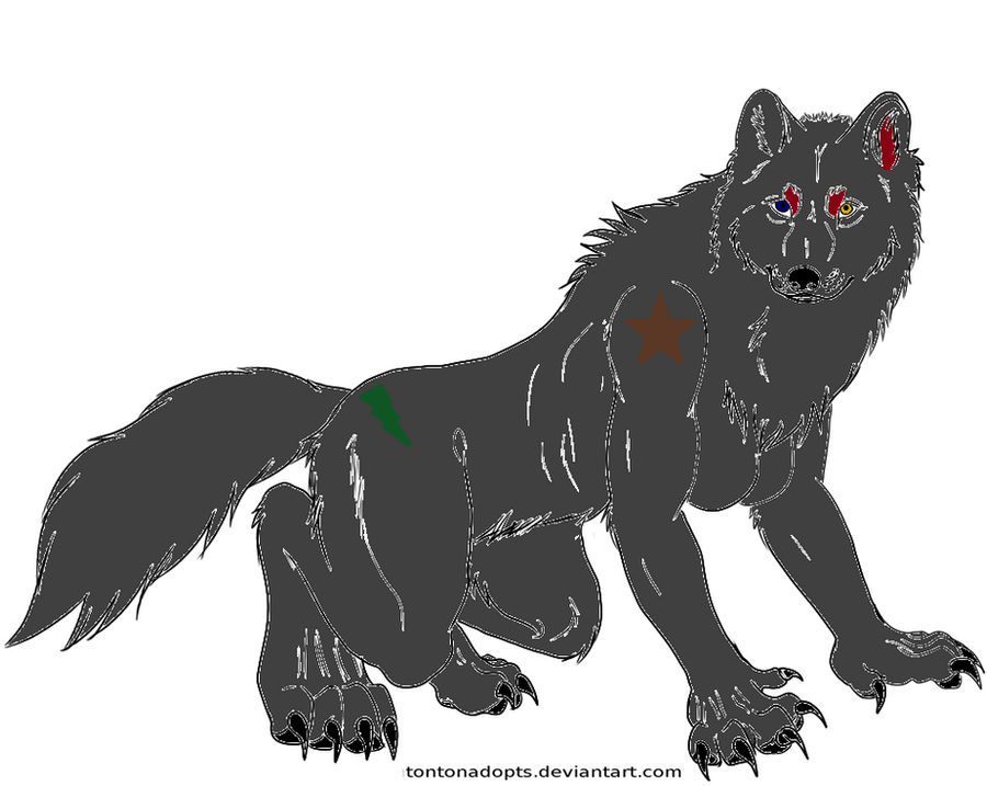 Werewolf Commission for Sakura-the-Hedgehog9!