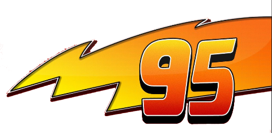 Lightning Mcqueen 95 Logo by RubyGillmanRocks on DeviantArt