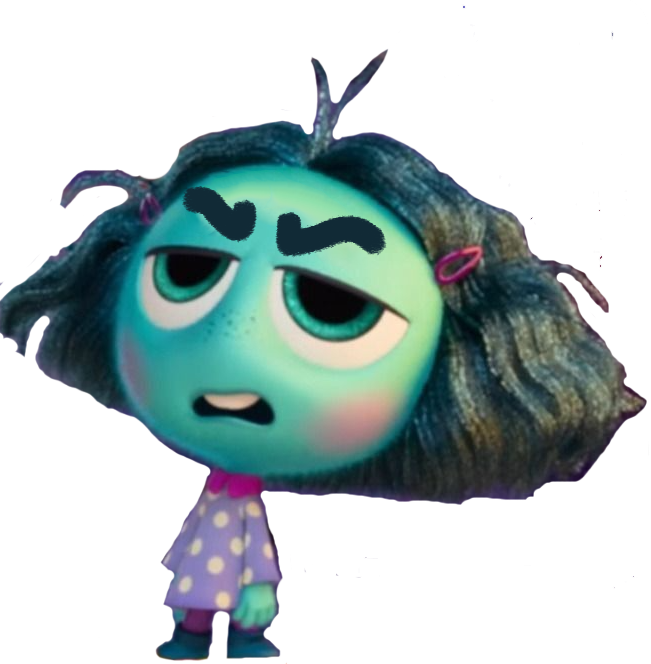 Envy Looking Grumpy by RubyGillmanRocks on DeviantArt