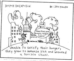 Depth Deception --Hippos