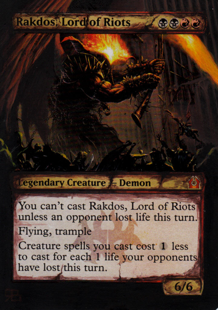 Mtg Rakdos Lord of Riots Altered Art by RoLeBe on DeviantArt