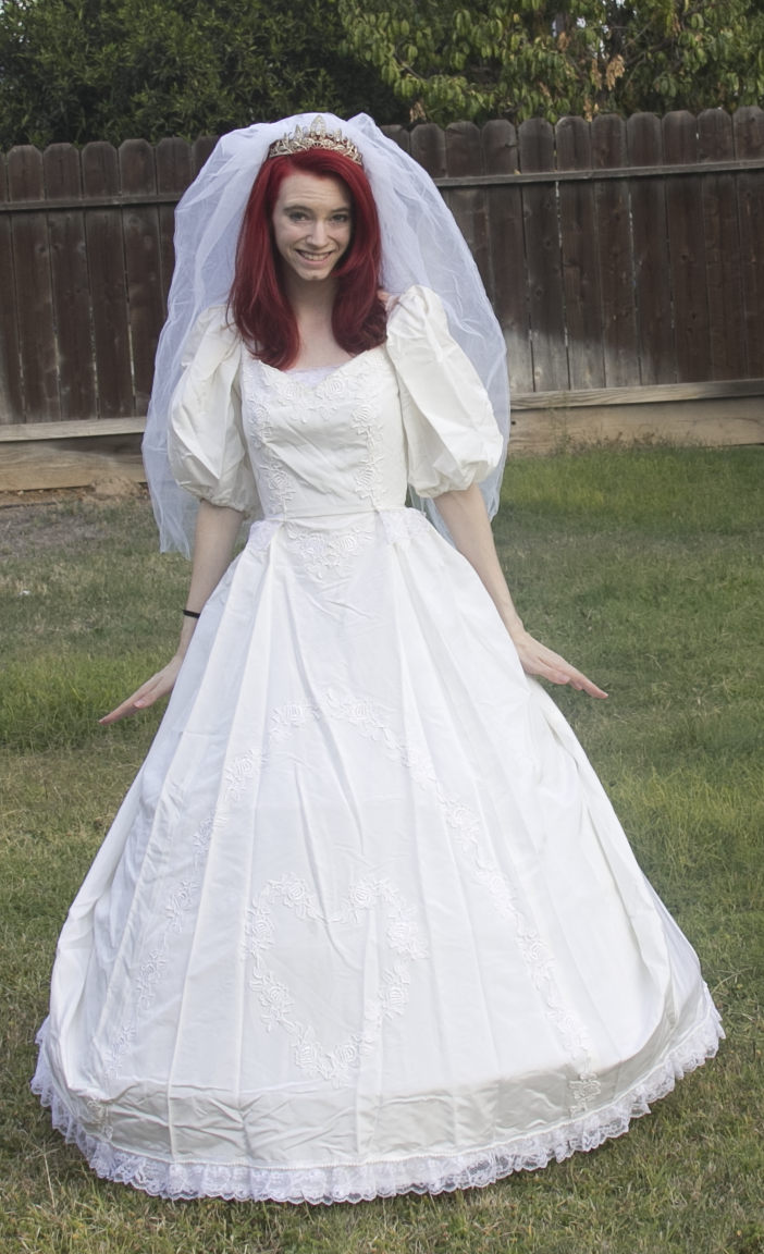 Ariel wedding hot sale dress cosplay