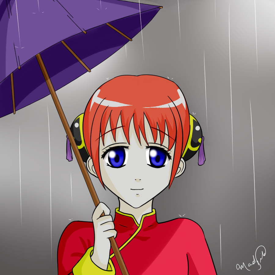 Kagura in the Rain