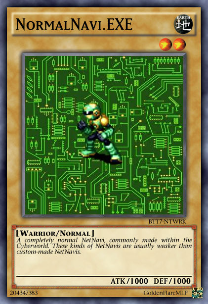 NormalNavi.EXE by GoldenFlareMLP on DeviantArt