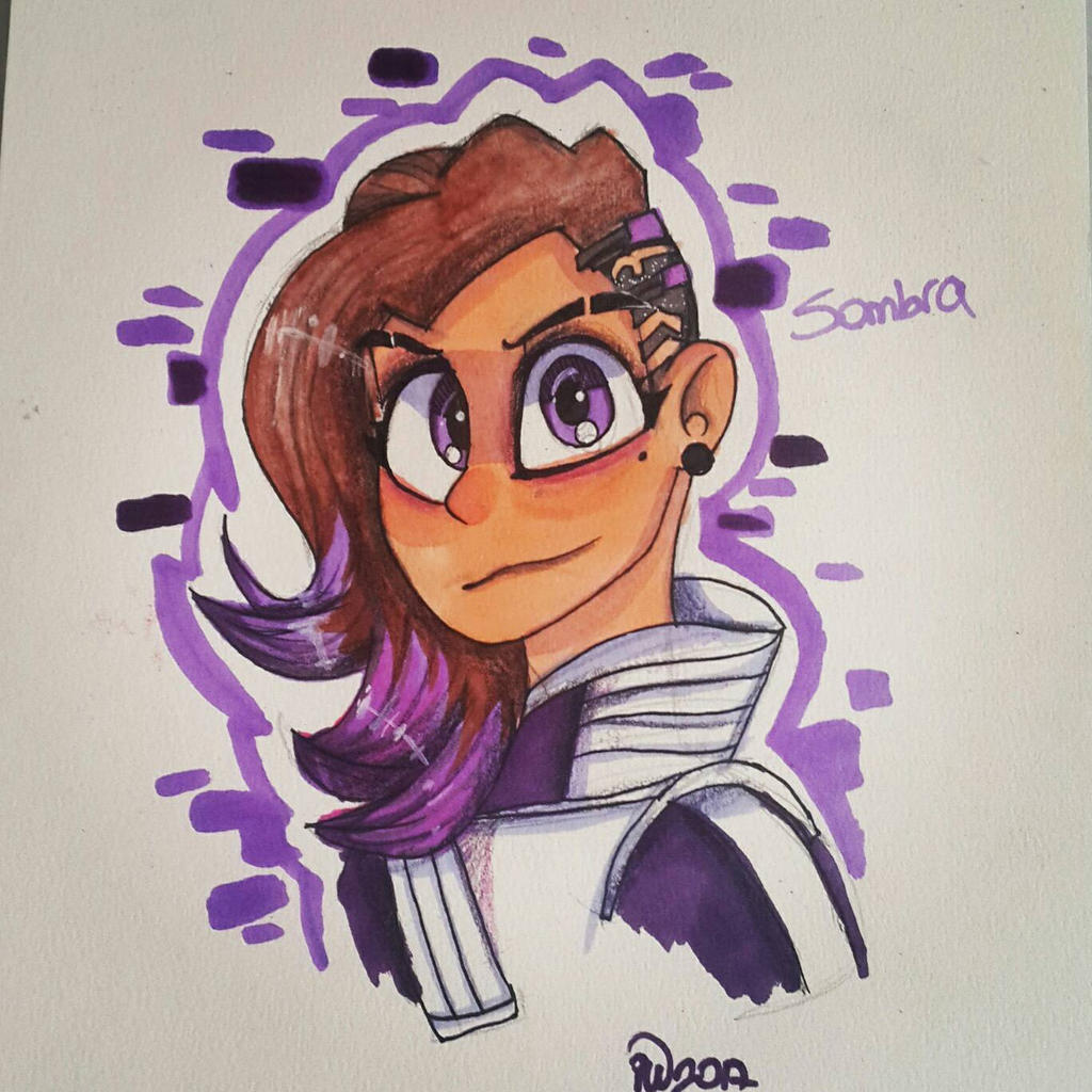 overwatch sombra fanart by Creappyjam on DeviantArt