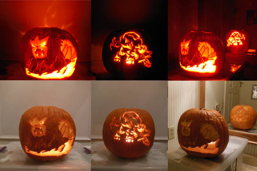 Entei Jack-O-Lantern