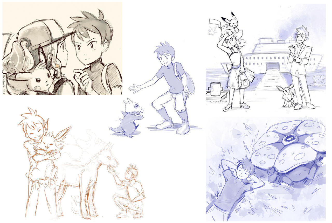 Pokemon Lets Go Rival by Frayed-Symphony on DeviantArt