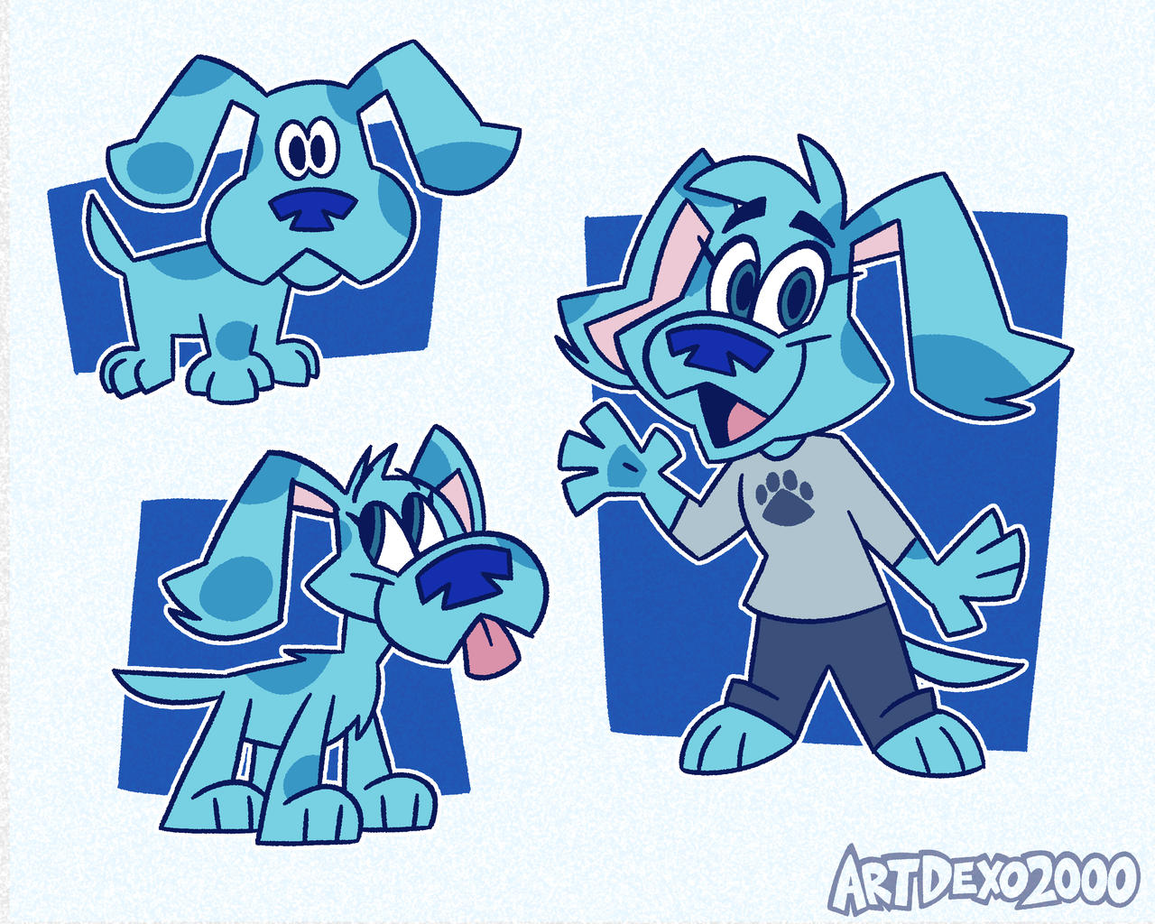 Blue's Clues Stylization by ArtDexo2000 on DeviantArt